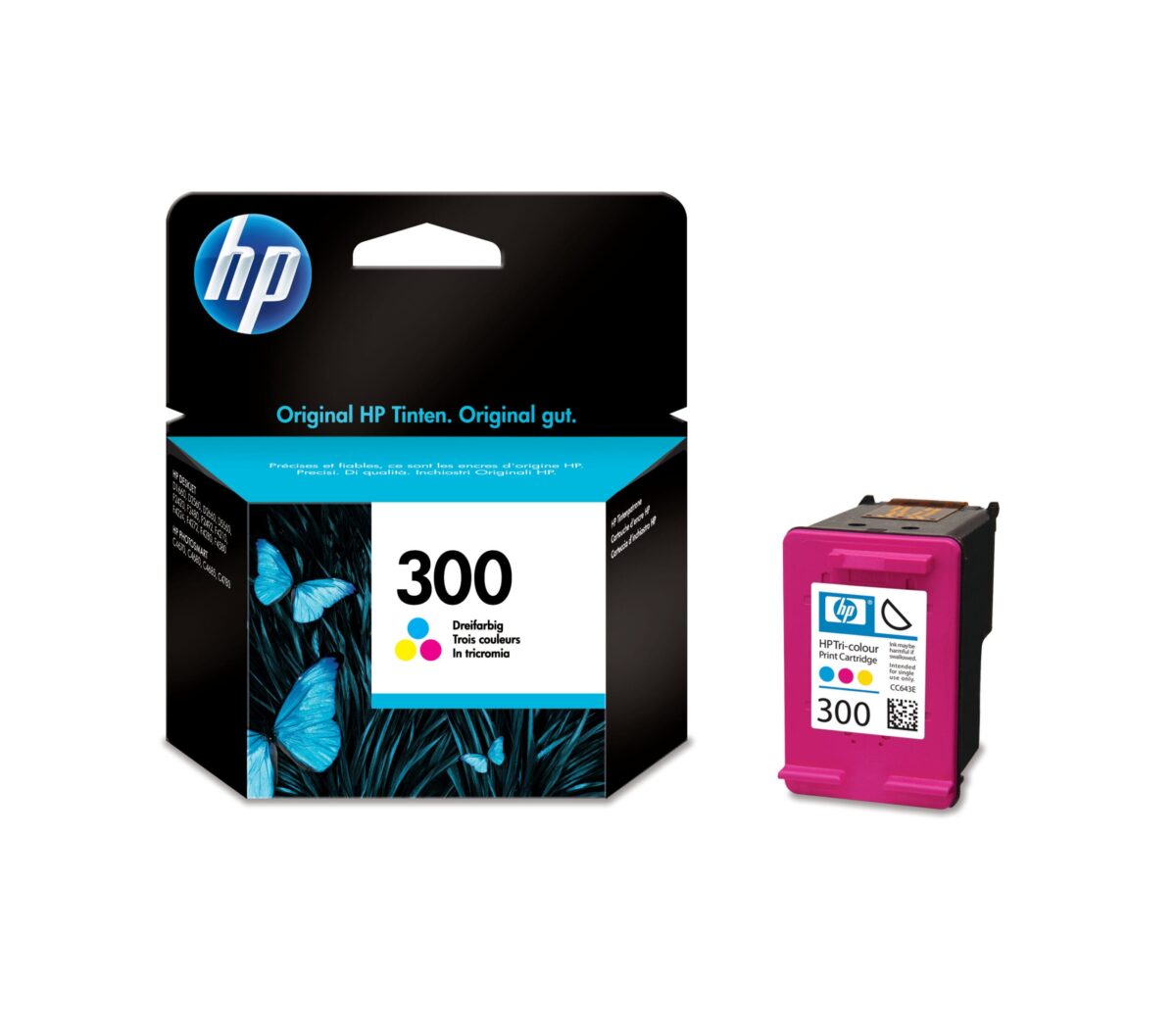 HP Tintenpatrone 300 color CC643EE DeskJet D2560 165 Seiten – Hochwertig & günstig bei ShopDeca