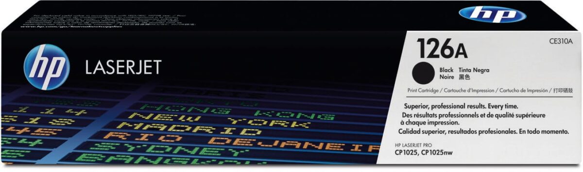 HP Toner-Modul 126A schwarz CE310A Color LJ Pro CP1025 1200 S. – Hochwertig & günstig bei ShopDeca