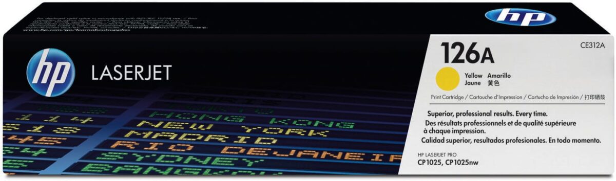 HP Toner-Modul 126A yellow CE312A Color LJ Pro CP1025 1000 S. – Hochwertig & günstig bei ShopDeca