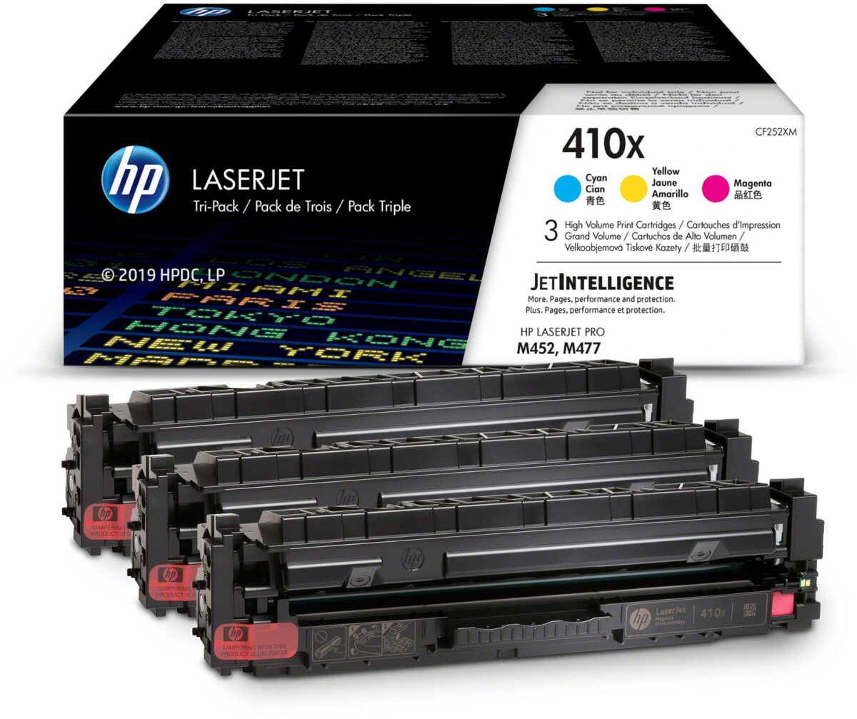 HP Toner Tri-Pack 410X CMY CF252XM CLJ Pro M452 5000 S. – Hochwertig & günstig bei ShopDeca