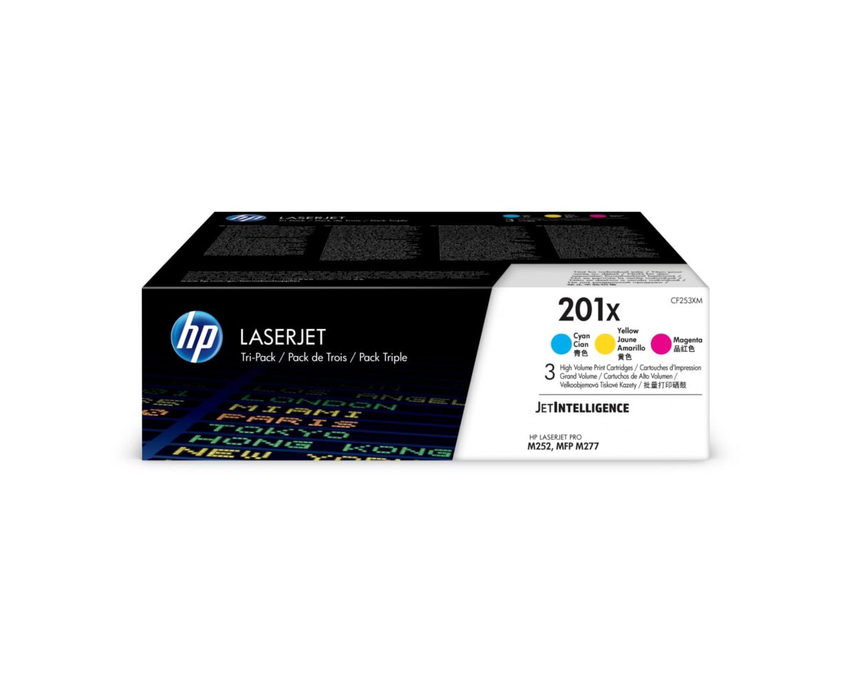 HP Toner Tri-Pack 201X CMY CF253XM CLJ Pro M252/MFP277 2300 S. – Hochwertig & günstig bei ShopDeca