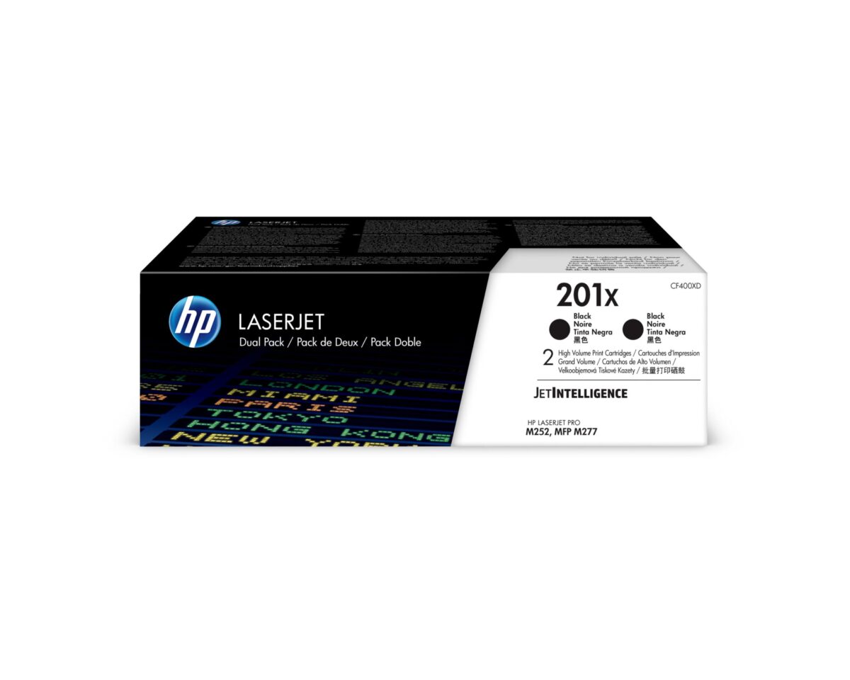 HP Toner-Modul 201X schwarz CF400XD CLJ Pro M252/MFP277 2 Stück – Hochwertig & günstig bei ShopDeca