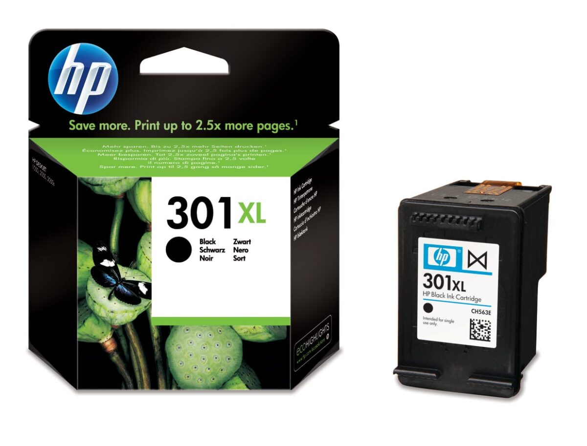 HP Tintenpatrone 301XL schwarz CH563EE DeskJet 2050 480 Seiten – Hochwertig & günstig bei ShopDeca