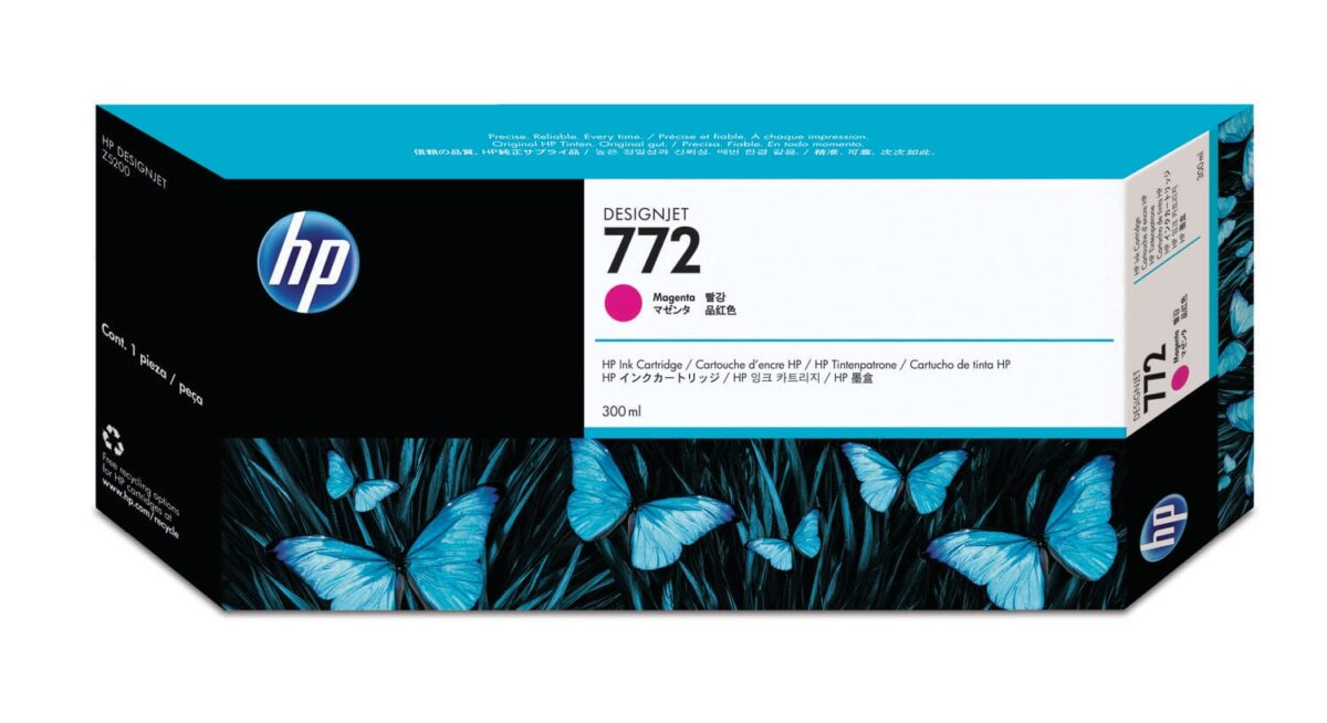 HP Tintenpatrone 772 magenta CN629A DesignJet Z5200 300ml – Hochwertig & günstig bei ShopDeca