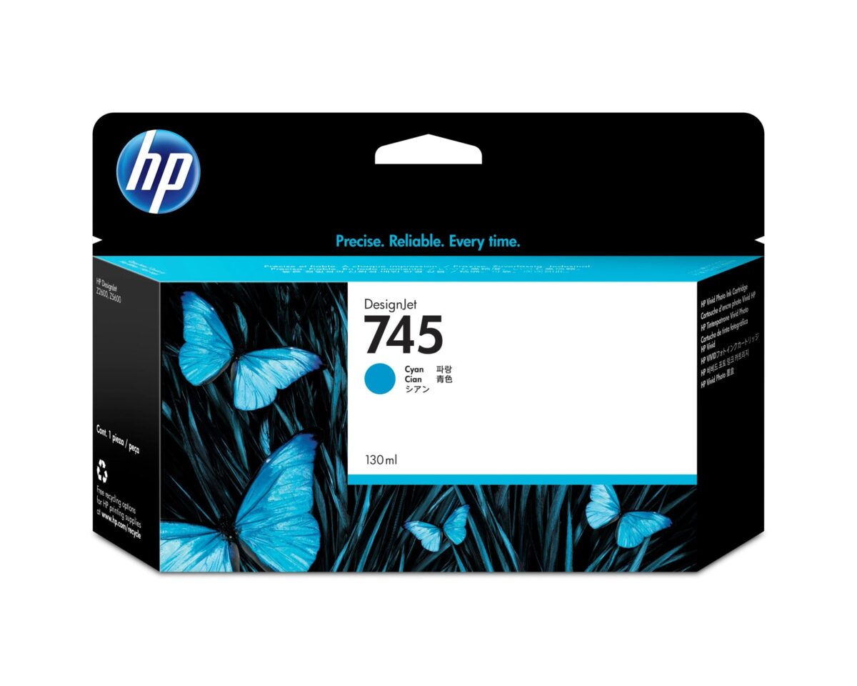 HP Tintenpatrone 745 cyan F9J97A DesignJet Z5600 130ml – Hochwertig & günstig bei ShopDeca