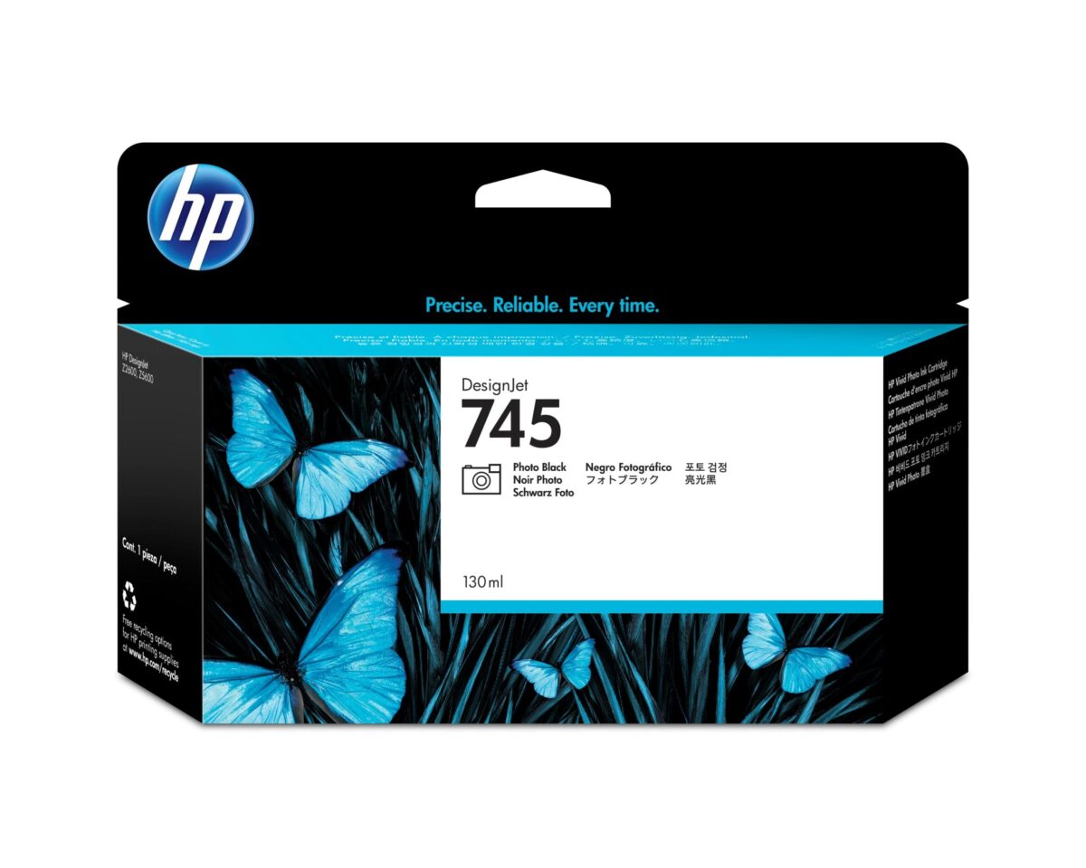 HP Tintenpatrone 745 photo black F9J98A DesignJet Z5600 130ml – Hochwertig & günstig bei ShopDeca