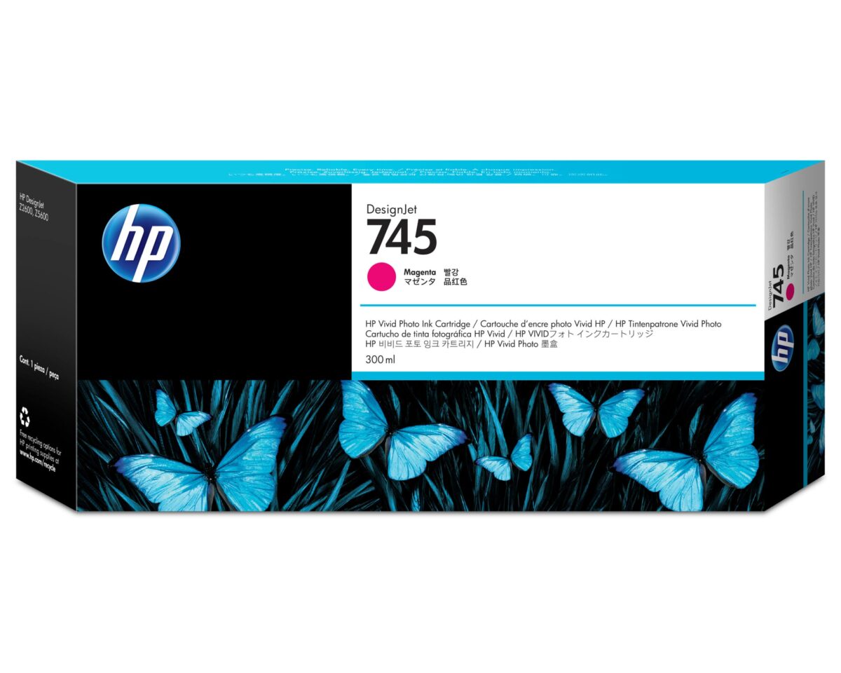 HP Tintenpatrone 745 magenta F9K01A DesignJet Z5600 300ml – Hochwertig & günstig bei ShopDeca