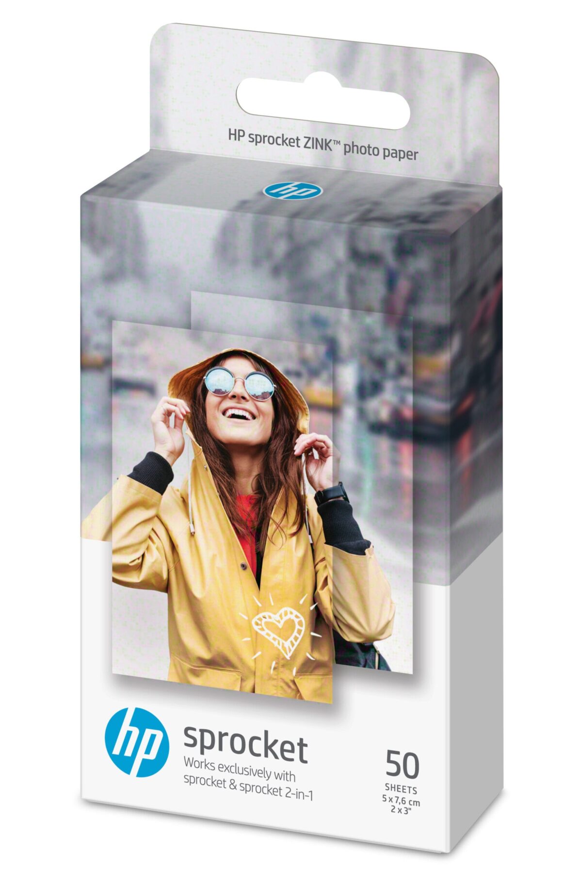 HP ZINK Photo Paper 5x7,6 cm HPIZ2X350 Sticky-Backed 50 Blatt – Hochwertig & günstig bei ShopDeca