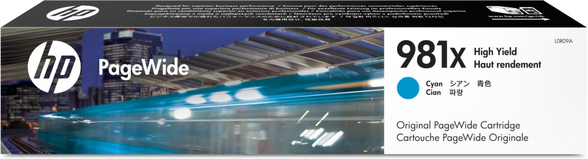 HP Tintenpatrone 981X cyan L0R09A PW Enterprise 556 10'000 S. – Hochwertig & günstig bei ShopDeca