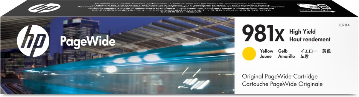 HP Tintenpatrone 981X yellow L0R11A PW Enterprise 556 10'000 S. – Hochwertig & günstig bei ShopDeca