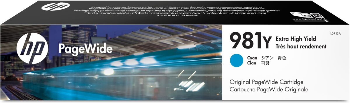 HP Tintenpatrone 981Y cyan L0R13A PW Enterprise 556 16'000 S. – Hochwertig & günstig bei ShopDeca