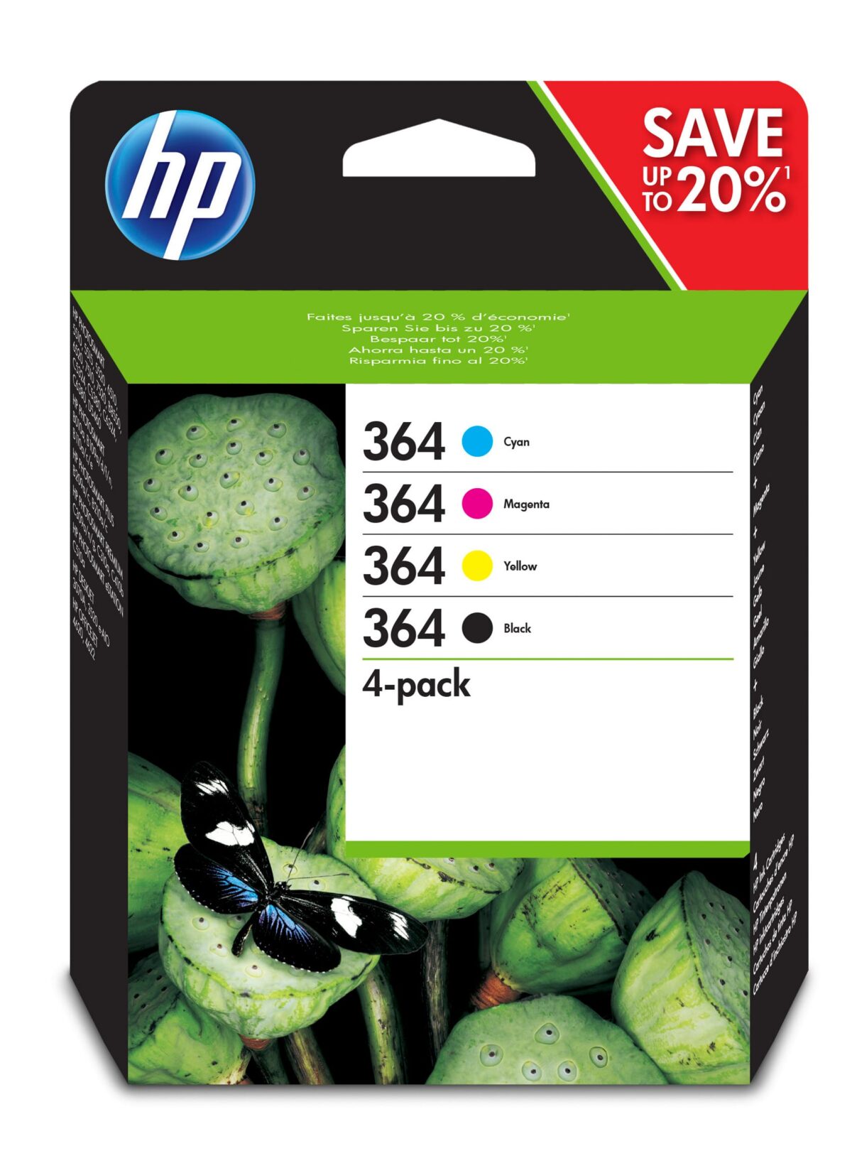 HP Combopack 364 CMYBK N9J73AE PhotoSmart D5460 300/250 S. – Hochwertig & günstig bei ShopDeca