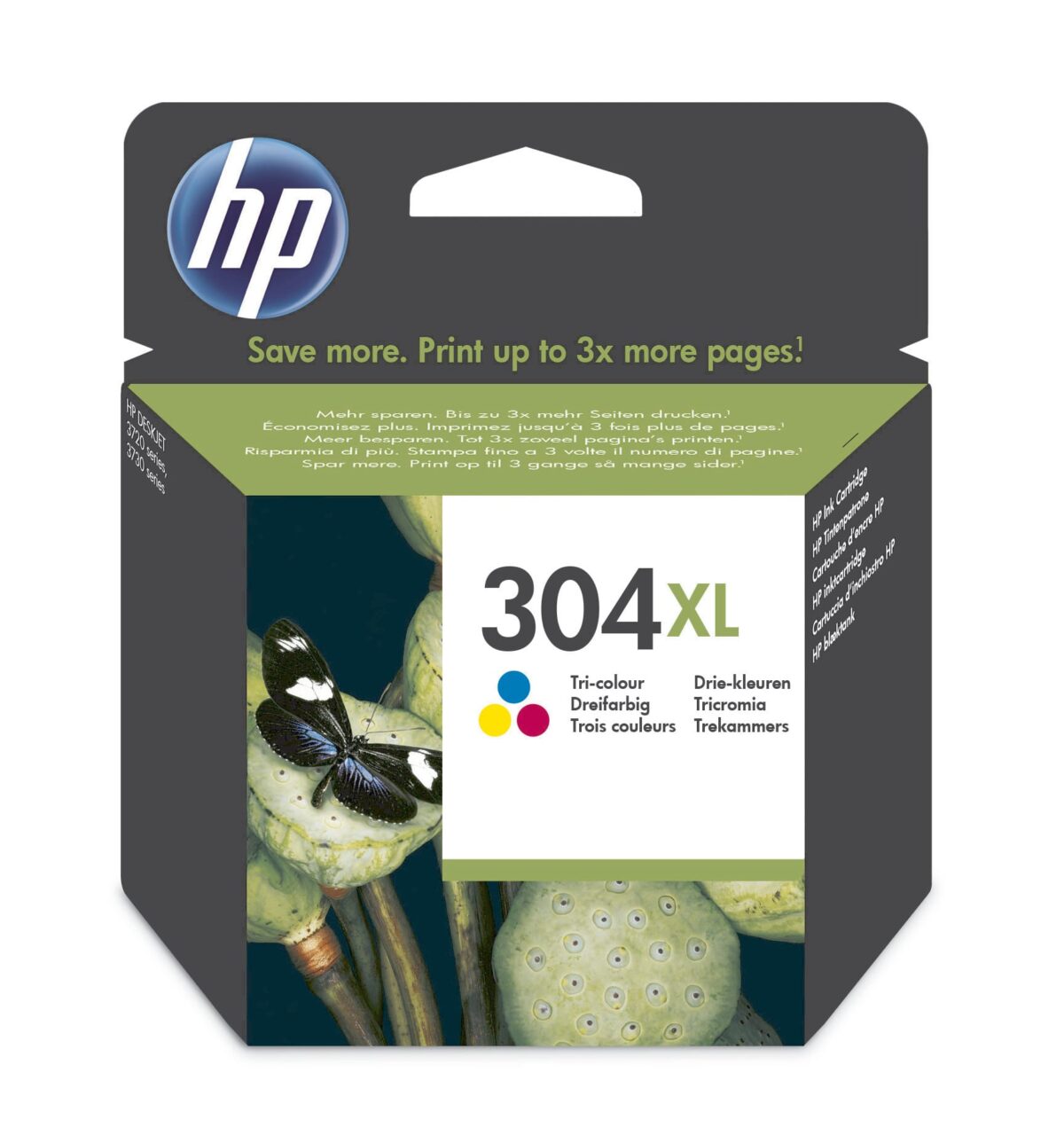 HP Tintenpatrone 304XL color N9K07AE DeskJet 3720/30 300 Seiten – Hochwertig & günstig bei ShopDeca