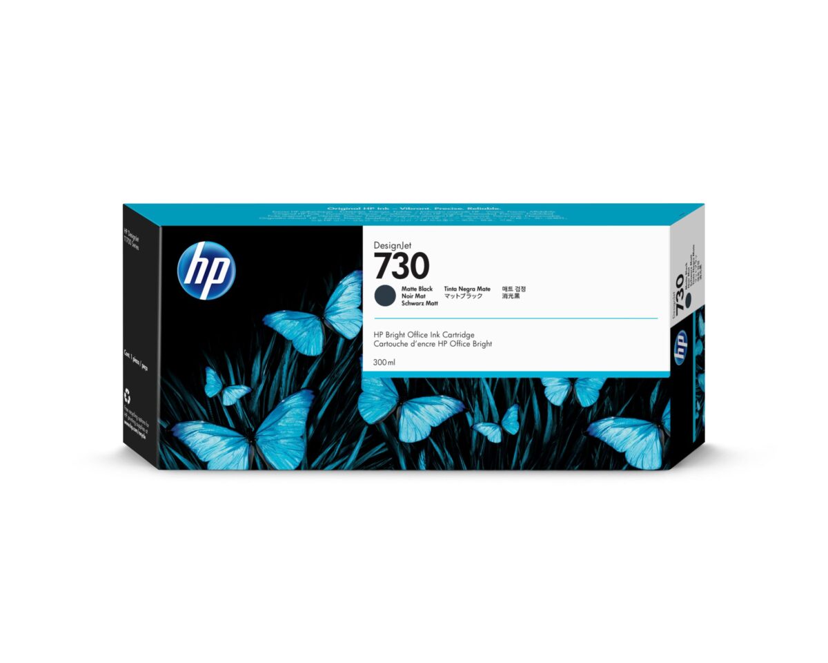 HP Tintenpatrone 730 matte black P2V71A DesignJet T1700 300ml – Hochwertig & günstig bei ShopDeca