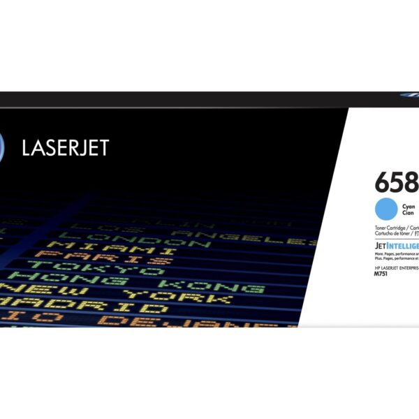 HP Toner 658A cyan W2001A CLJ Enterprise M751 6000 S.