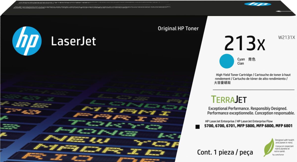 HP Toner-Modul 213X cyan W2131X CLJ Ent. 5700/MFP5800 6000 S. – Hochwertig & günstig bei ShopDeca