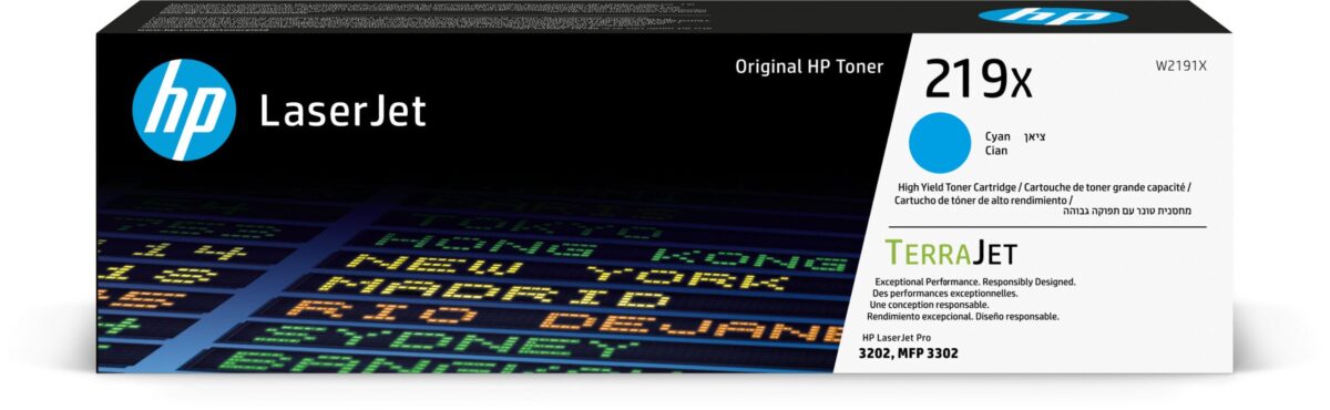 HP Toner-Modul 219X cyan W2191X CLJ Pro 3202/MFP 3302 2500 S. – Hochwertig & günstig bei ShopDeca