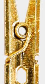I AM CREATIVE Plastikklammern 1301.1 gold 20 Stück
