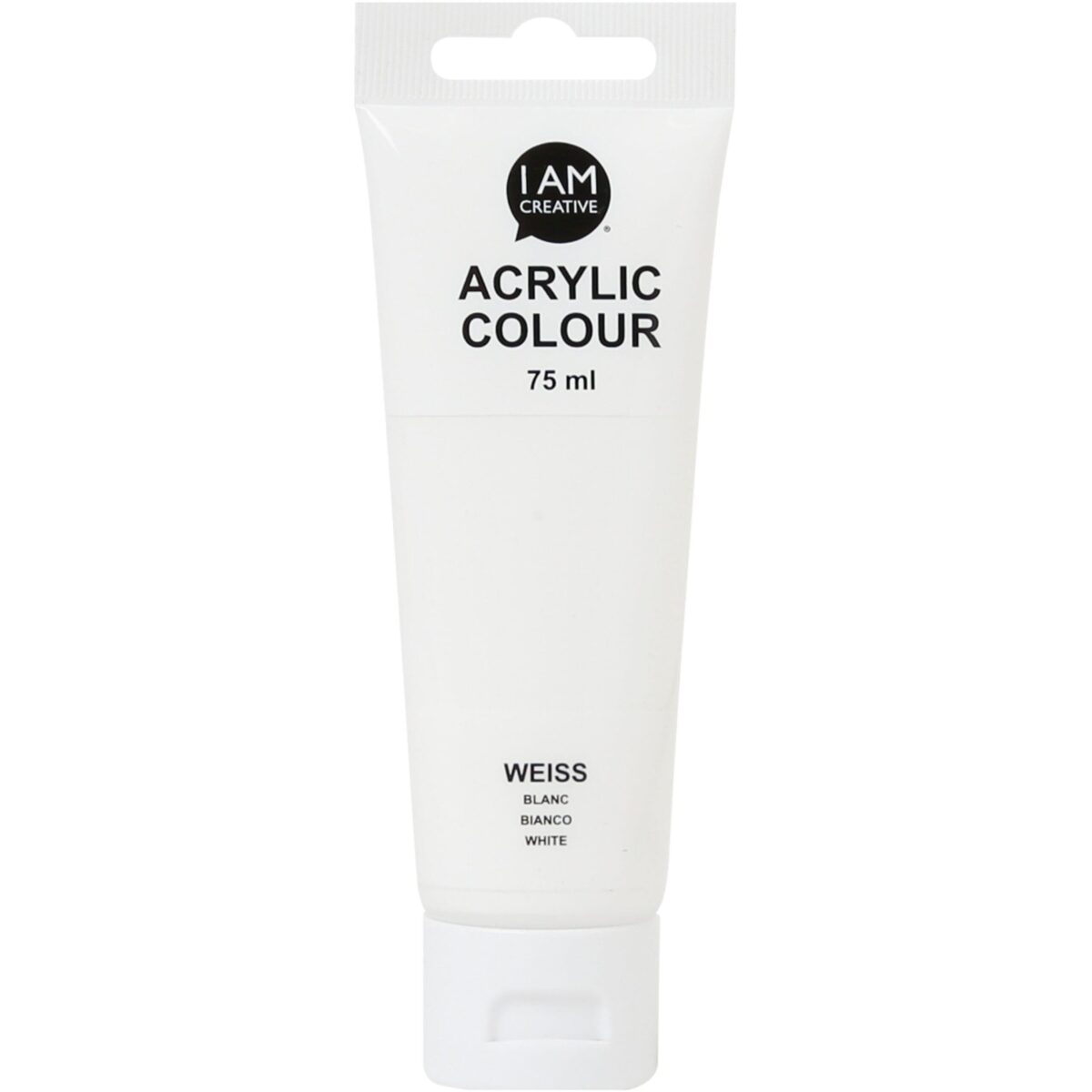 I AM CREATIVE Acrylfarbe 75ml 2001.01 weiss – Hochwertig & günstig bei ShopDeca