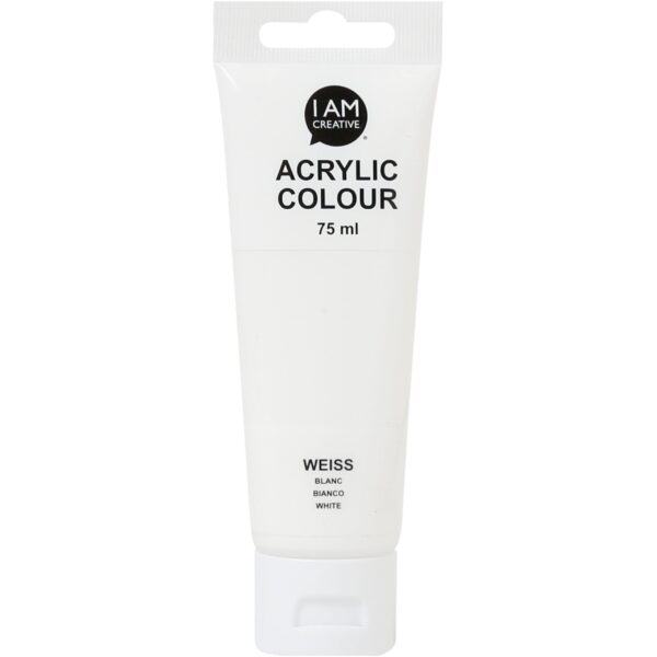 I AM CREATIVE Acrylfarbe 75ml 2001.01 weiss