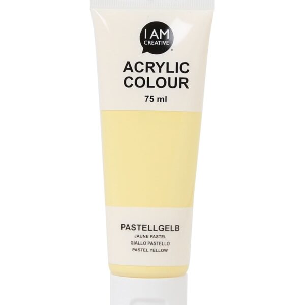 I AM CREATIVE Acrylfarbe 75ml 2001.30 pastellgelb