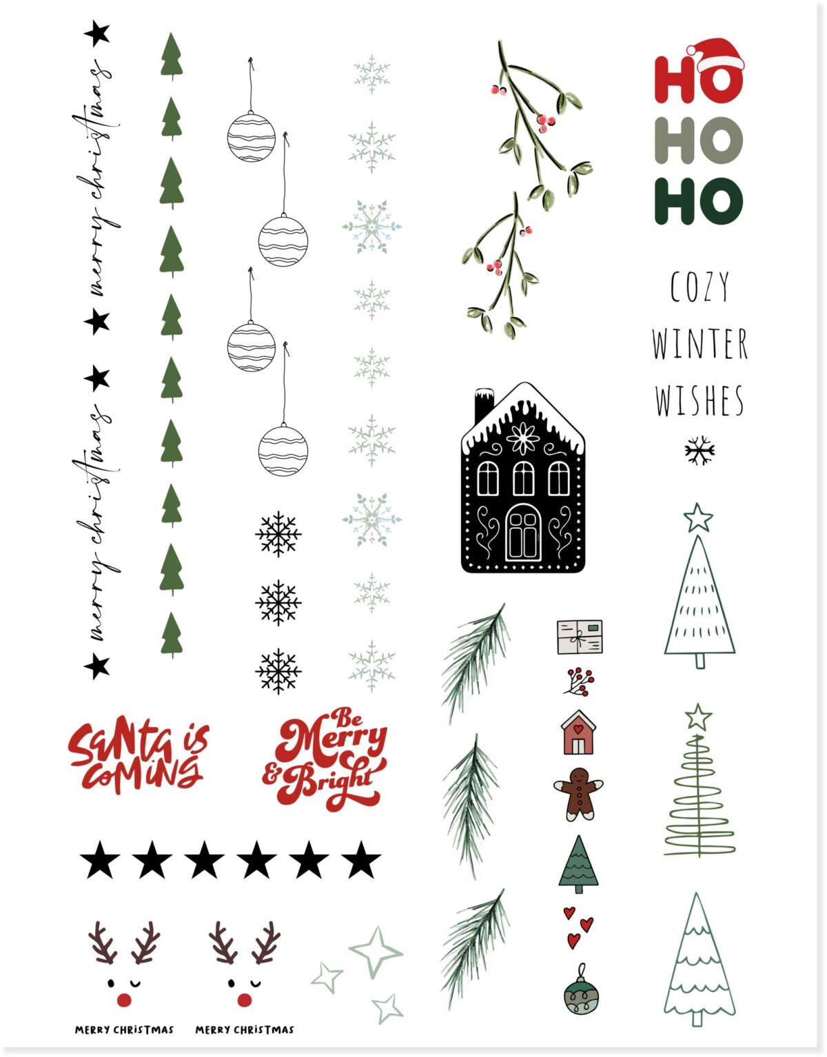 I AM CREATIVE Kerzentattoo A4 4010.72 Xmas II – Hochwertig & günstig bei ShopDeca