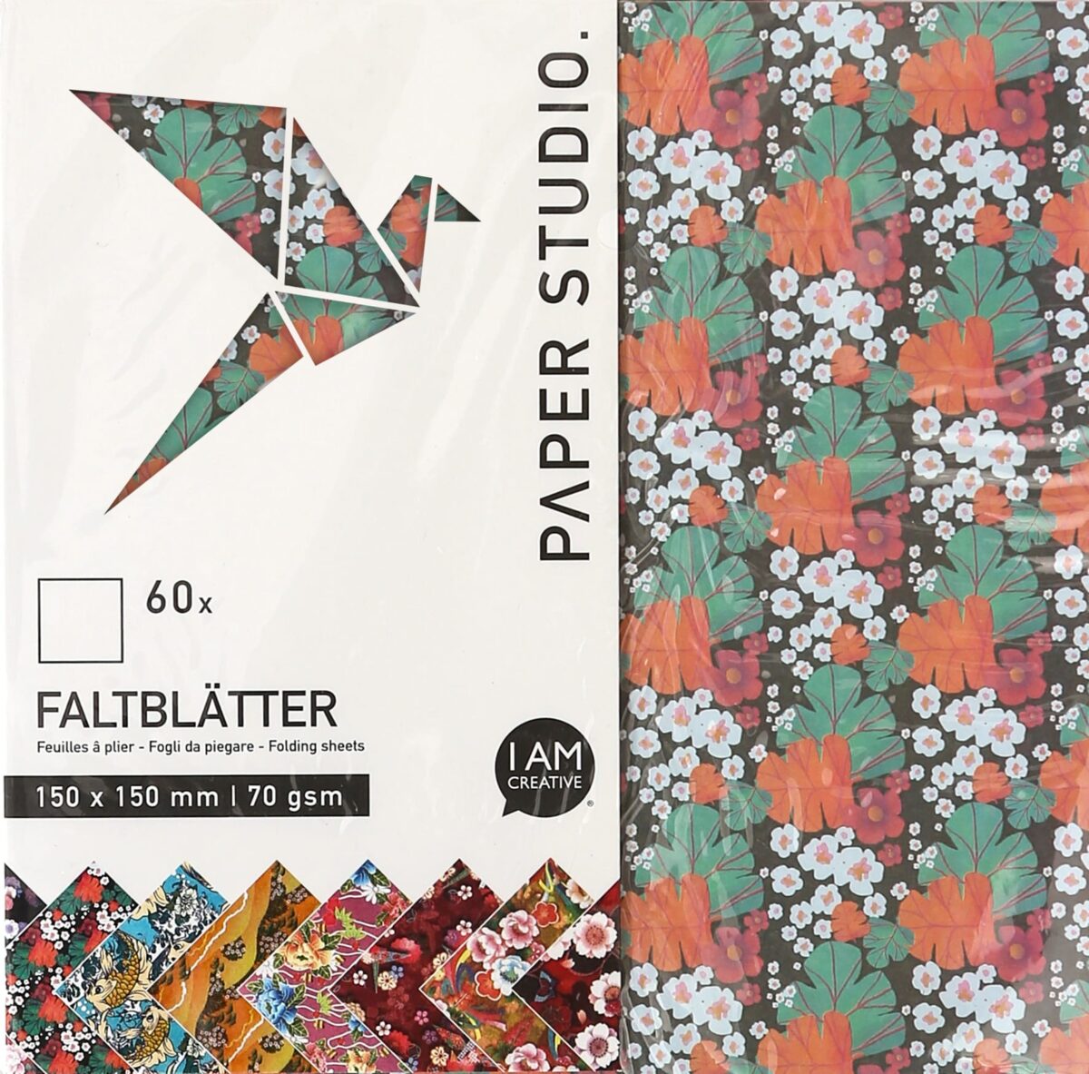 I AM CREATIVE Faltblätter Blumen 4077.16 15x15cm, 60 Stück – Hochwertig & günstig bei ShopDeca