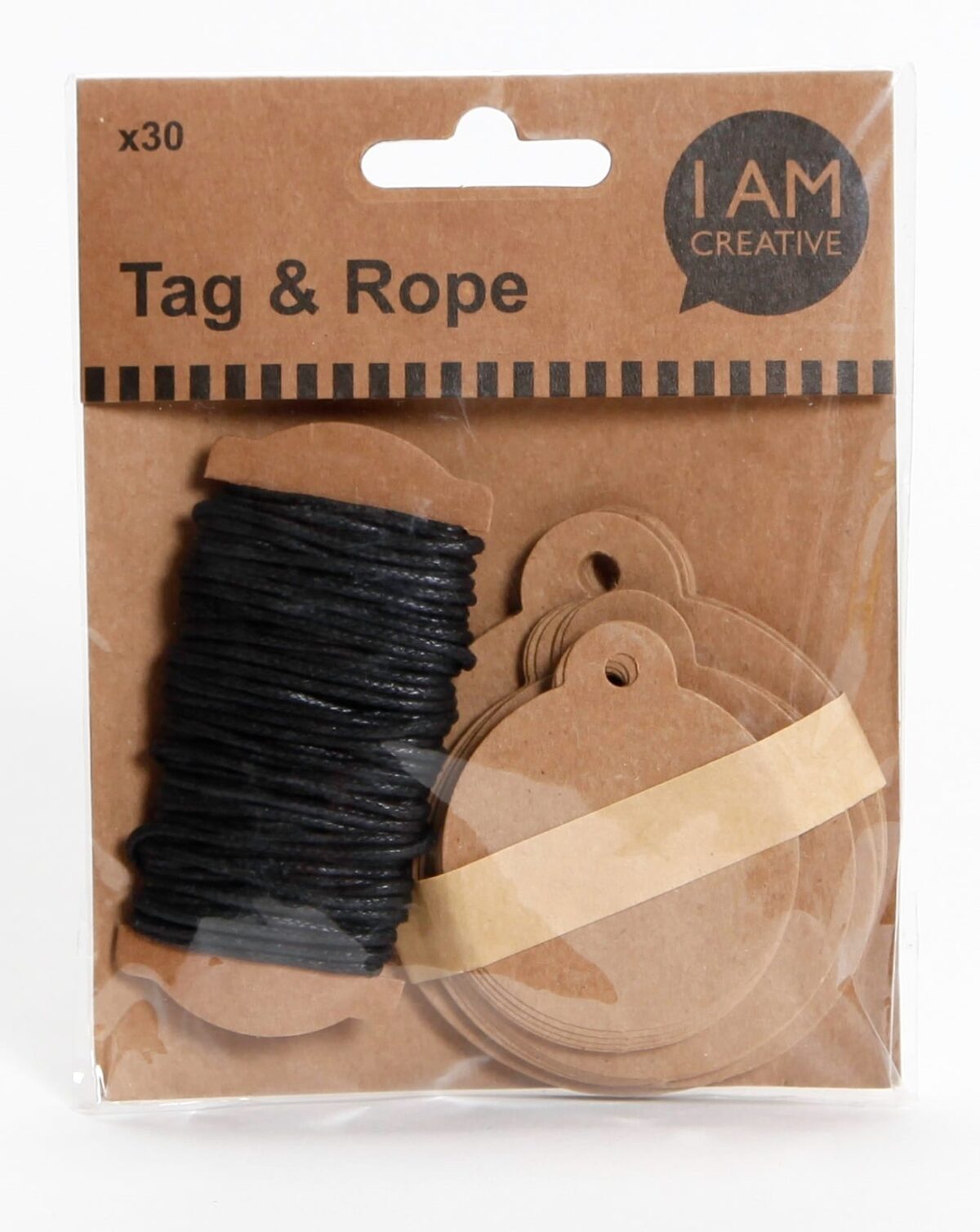 I AM CREATIVE Anhänger Natur 4087.11 rund, 30 Stück – Hochwertig & günstig bei ShopDeca