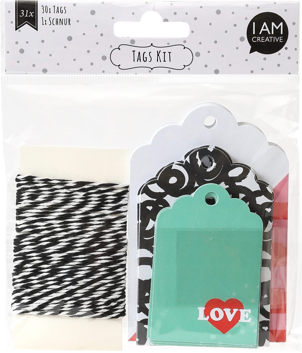 I AM CREATIVE Geschenkanhänger 4089.472 Set Love, 30 Stück – Hochwertig & günstig bei ShopDeca