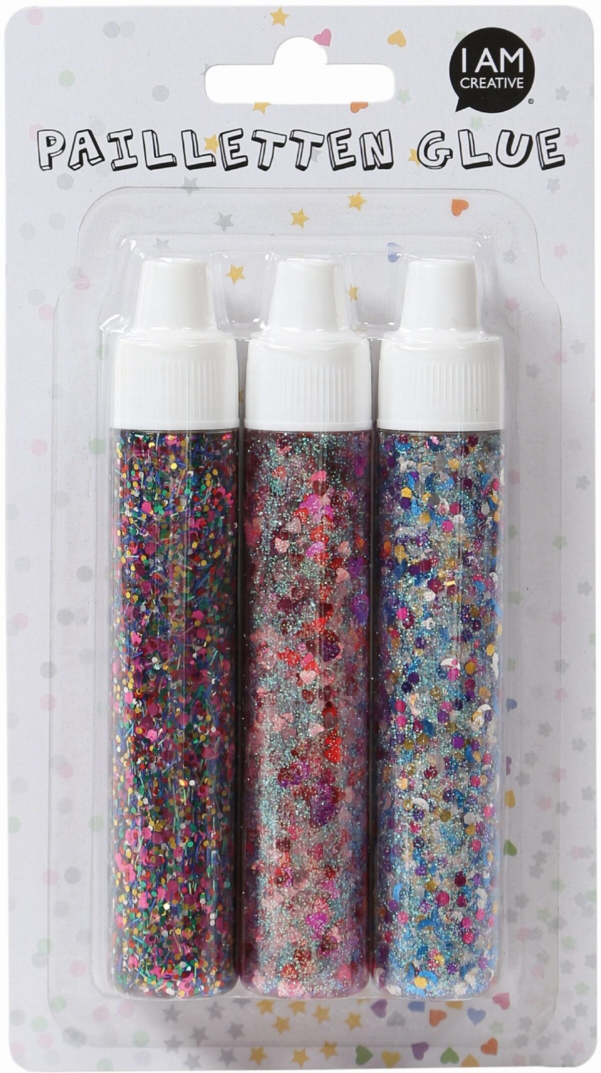 I AM CREATIVE Pailletten Glue Set 4091.36 3 Stk ass. – Hochwertig & günstig bei ShopDeca