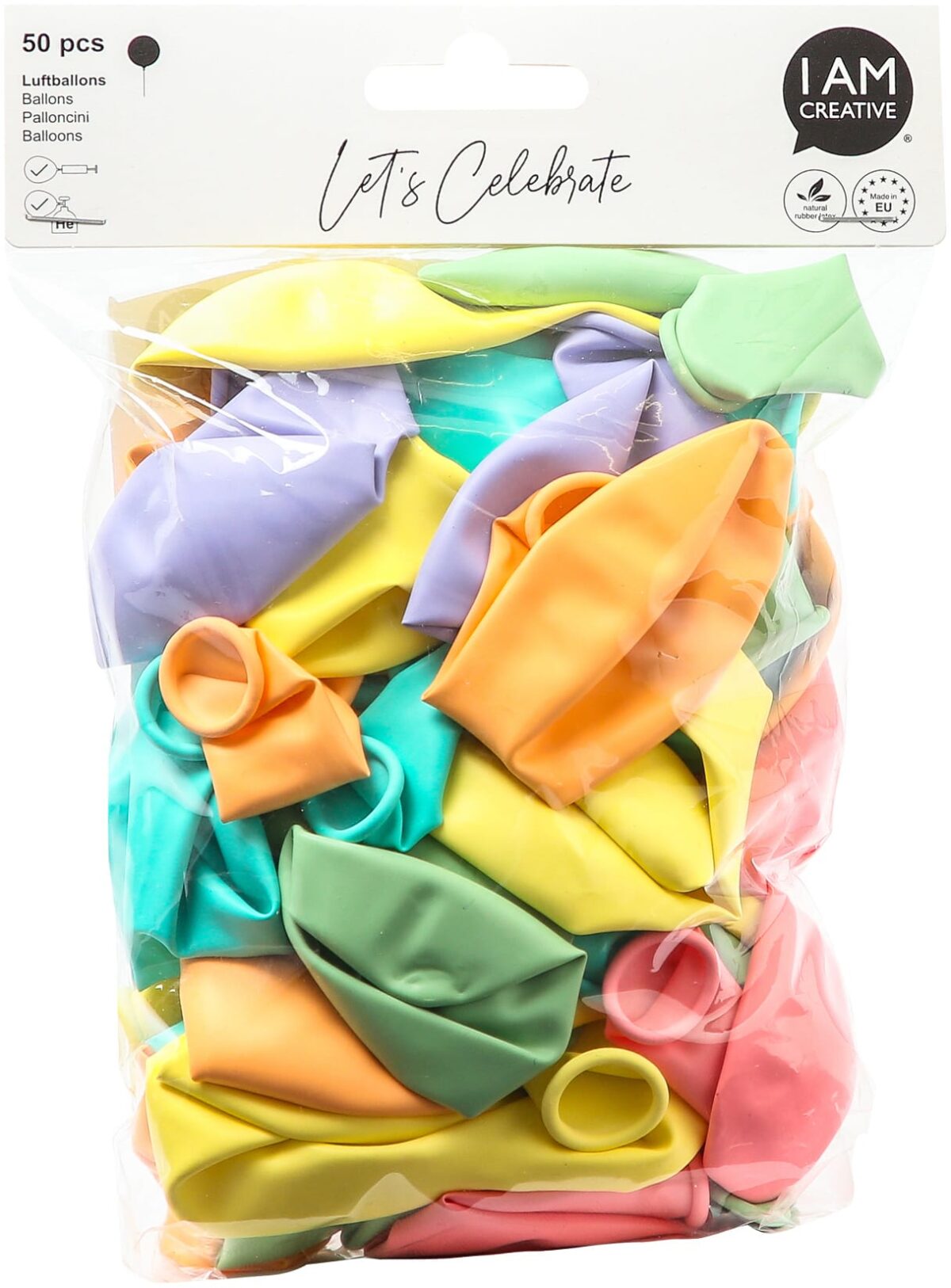 I AM CREATIVE Ballons 27cm 6010.79 pastell 50 Stück – Hochwertig & günstig bei ShopDeca