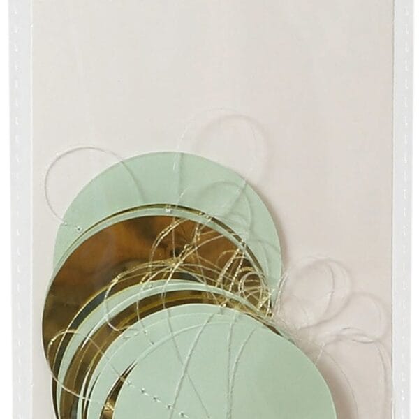 I AM CREATIVE Girlande, Punkte, 3m 6010.972 mint, gold