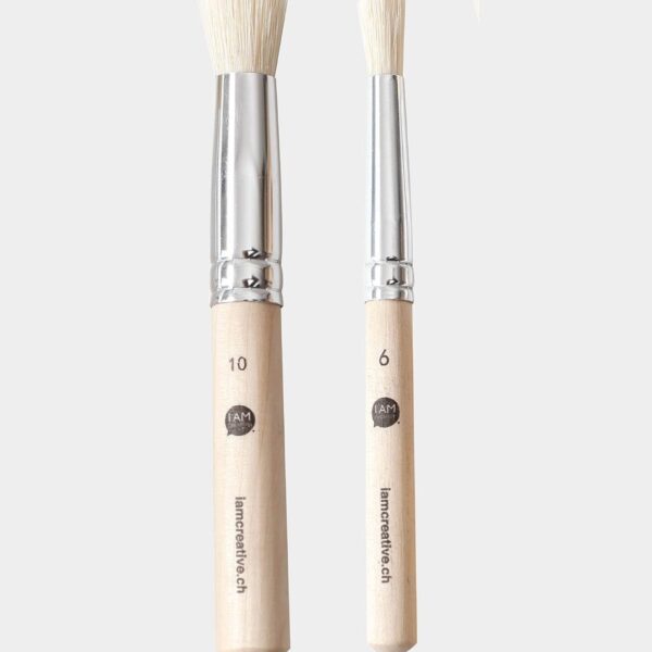 I AM CREATIVE Schablonierpinsel Set MAA1011.16 6+10mm, FSC