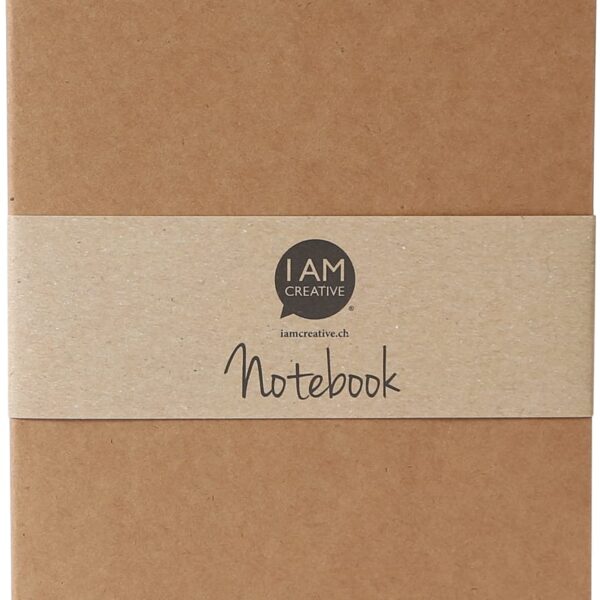 I AM CREATIVE Notizbuch A5 MAA4005.09 natur 60 Seiten