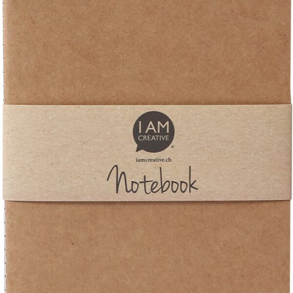 I AM CREATIVE Notizbuch A6 MAA4005.10 natur 60 Seiten