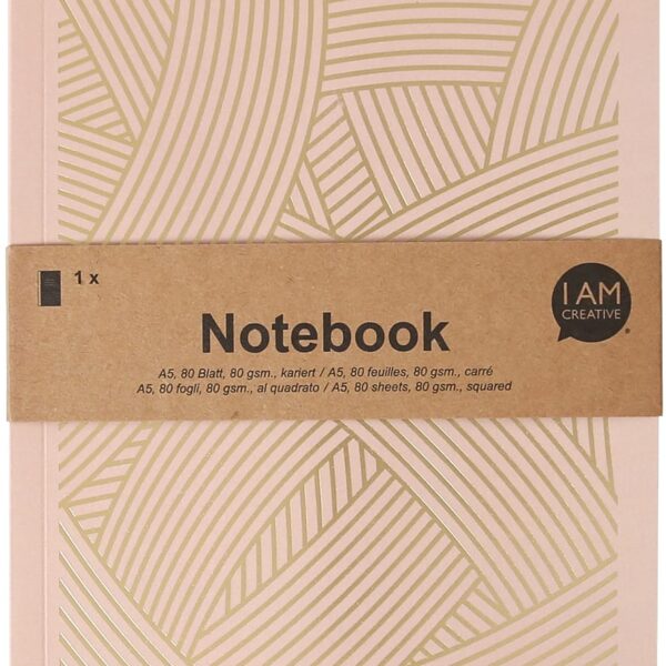 I AM CREATIVE Notizbuch MAA4005.14 altrosa 80 Seiten