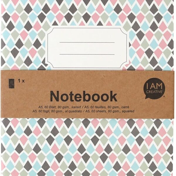 I AM CREATIVE Notizbuch A5 MAA4005.17 bunt 60 Seiten