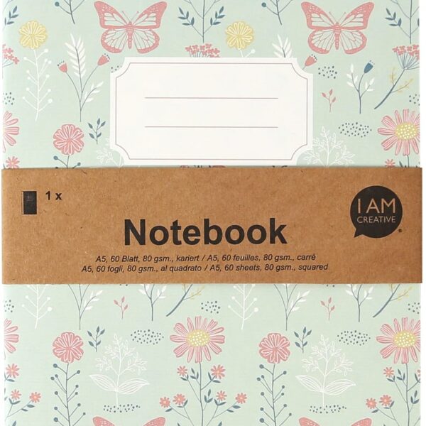 I AM CREATIVE Notizbuch A5 MAA4005.18 grün 60 Seiten