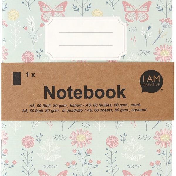 I AM CREATIVE Notizbuch A6 MAA4005.42 grün 60 Seiten