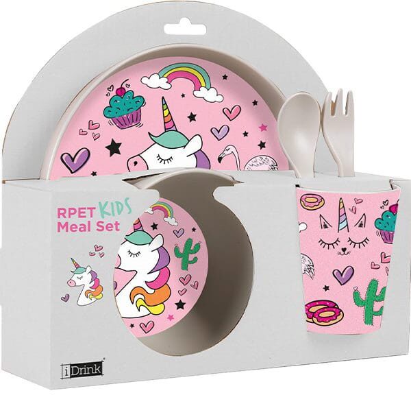 I-DRINK Geschirrset Einhorn ID5301A 5-teilig