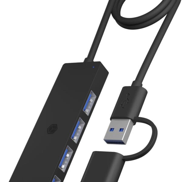 ICY BOX 4 Port USB-C/A to USB-A IB-HUB1424-C3 3.2Gen 1 Hub