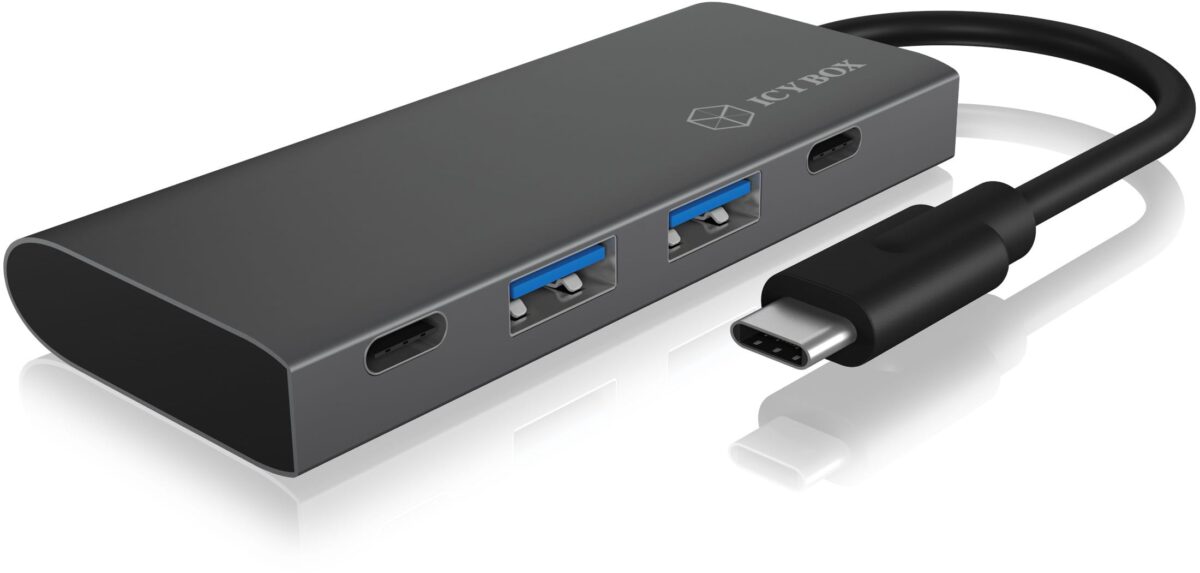 ICY BOX USB-C zu 2x USB-A & C Hub IB-HUB1428-C31 USB 3.1 G2, 13cm Kabel – Hochwertig & günstig bei ShopDeca