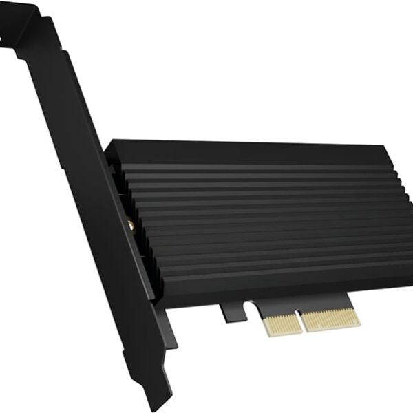ICY BOX PCIe Karte mit KK, M.2 NVMe IB-PCI208-HS SSD zu PCIe 4.0 x4