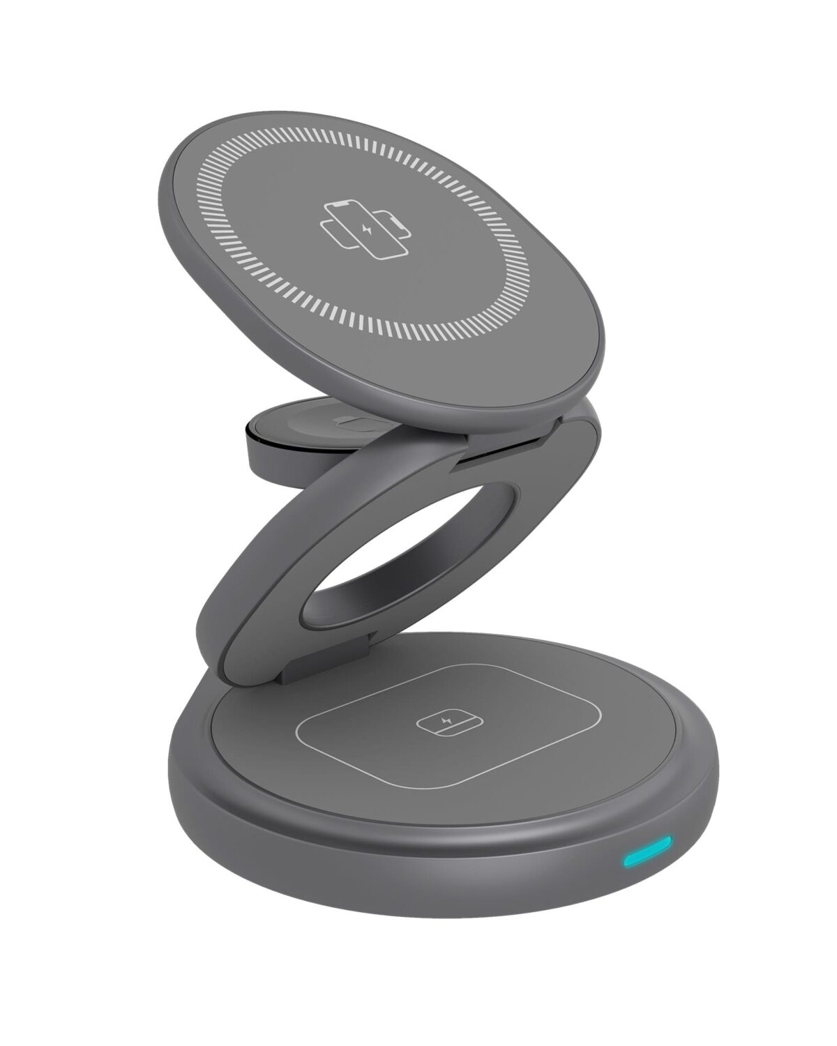 ICY BOX 3in1 Wireless Charging Stand IB-SH101-CH up to 15W, USB-C – Hochwertig & günstig bei ShopDeca