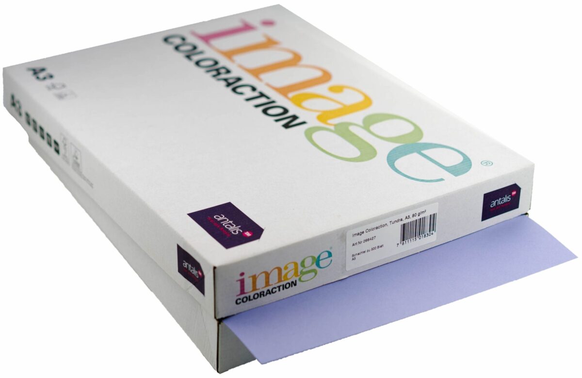 IMAGE COLORACTION Kopierpapier Tundra A3 266427 80g, lavendel 500 Blatt – Hochwertig & günstig bei ShopDeca