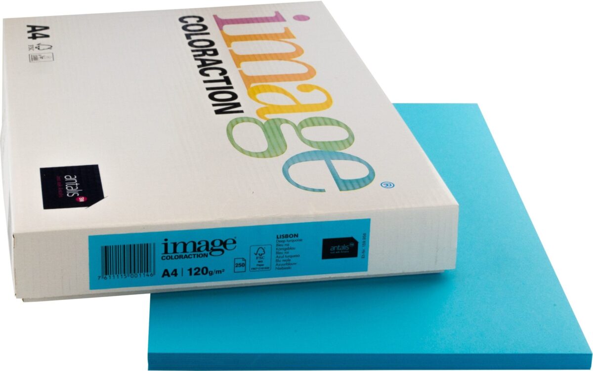 IMAGE COLORACTION Kopierpapier Lisbon A4 266680 königsblau, 120g 250 Blatt – Hochwertig & günstig bei ShopDeca