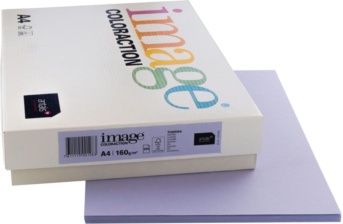 IMAGE COLORACTION Kopierpapier Tundra A4 266740 160g lavendel 250 Blatt – Hochwertig & günstig bei ShopDeca