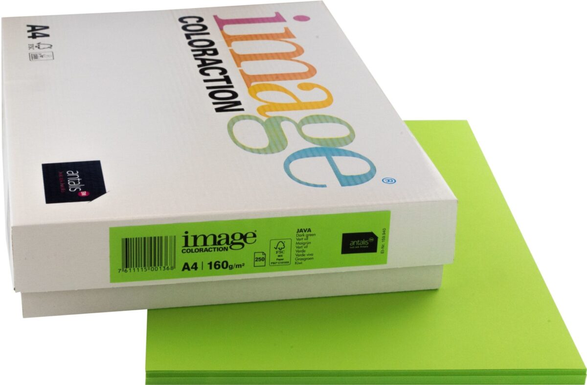 IMAGE COLORACTION Kopierpapier Java A4 266767 maigrün, 160g 250 Blatt – Hochwertig & günstig bei ShopDeca