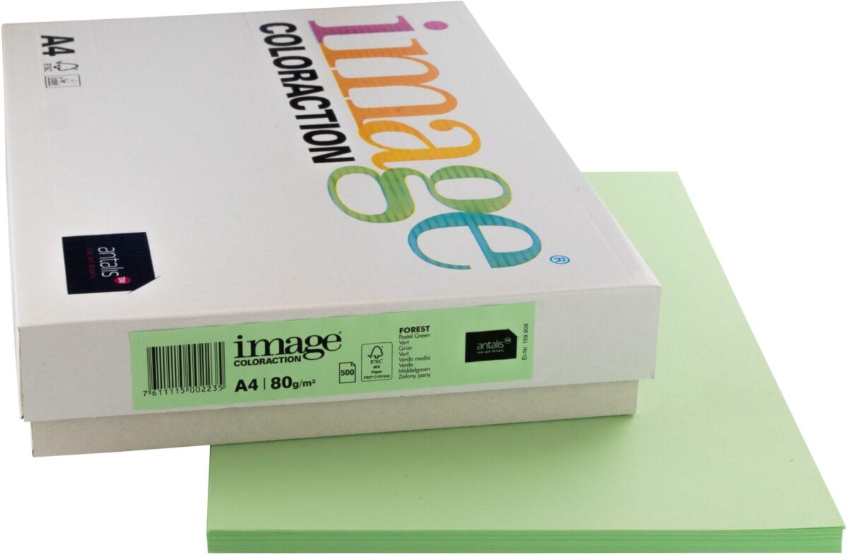 IMAGE COLORACTION Kopierpapier Forest A4 274581 80g, grün 500 Blatt – Hochwertig & günstig bei ShopDeca