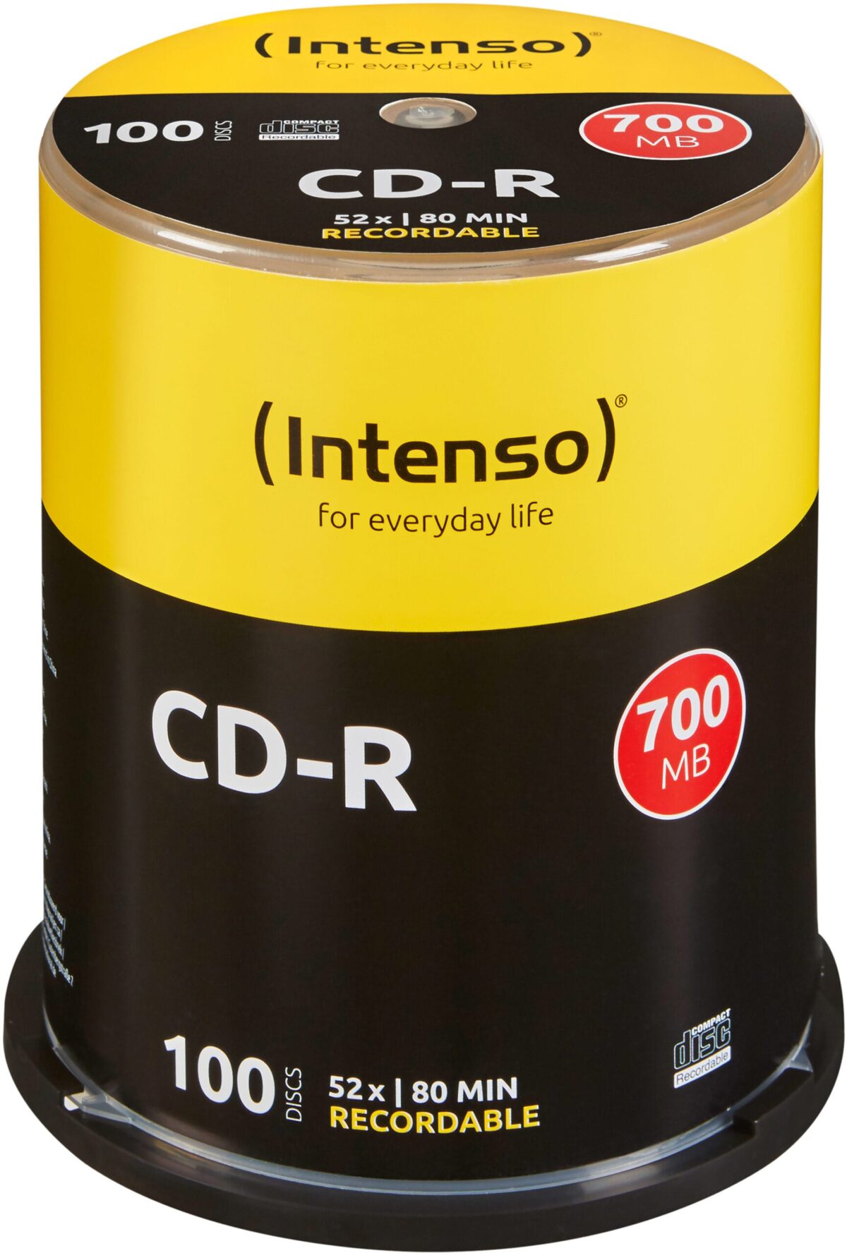 INTENSO CD-R Cake Box 80MIN/700MB 1001126 52X 100 PCS – Hochwertig & günstig bei ShopDeca